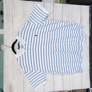Polo by Ralph Lauren white and blue striped polo